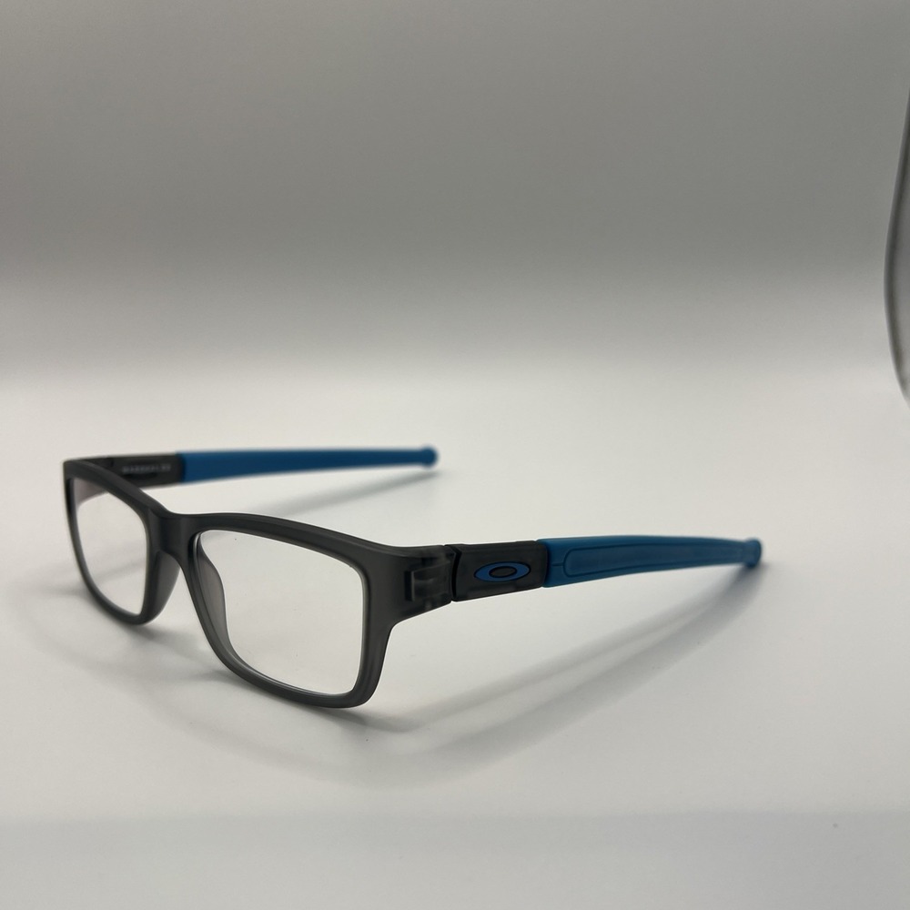 Oakley OY8005 0249 Eyeglasses Boys Black Blue Full Rim  49-15-128 Frame Only EUC